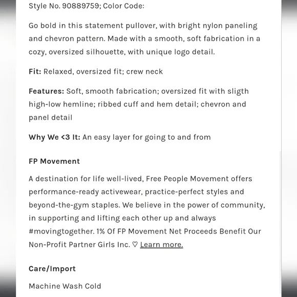 Free people Piece of me Pullover and matching shorts - Picture 4 of 6